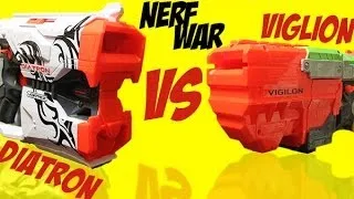 Nerf War: Vortex Diatron vs Vigilon!