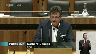 Gerhard Deimek - Anflugverfahren Flughafen Wien - 24.9.2015