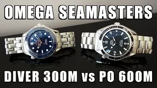 Omega Seamaster Comparison! Diver 300M vs Planet Ocean 600M - Perth WAtch #111