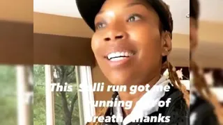 Brandy practicing (and mastering) Jazmine Sullivan's run from "Insecure" (2020)