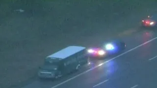 Wayne State bus stolen in Detroit, stopped on I-94 west of Ann Arbor