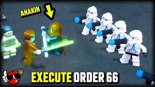 CRAZY EPIC LEGO Star Wars Order 66 Jedi Temple BATTLE