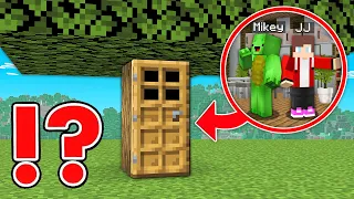 JJ and Mikey SECRET TREE HOUSE Noob vs Pro Challenge - in Minecraft Maizen!