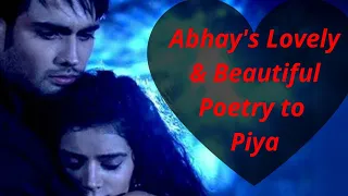 Abhay & Piya Beautiful Love Story Status | Pyaar Ki Yeh Ek Kahani | Vivian Dsena & Sukirti Kandpal