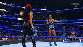 Zelina Vega Interrupts Bianca Belair