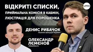 ВІДКРИТІ СПИСКИ, ПРИЙМАЛЬНА КОМІСІЯ В КАБМІН, ЛЮСТРАЦІЯ ДЛЯ ПОРОШЕНКА