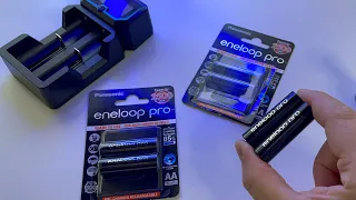 Review Panasonic Eneloop Pro rechargeable batteries: tips, spot the fakes & voltage draining