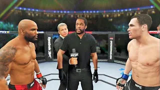 Yoel Romero vs Darren Till Full Fight - UFC 4 Simulation