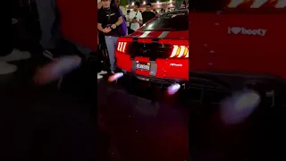 Ford Mustang came with that🔥 at the car meet!