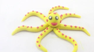 Octopus clay tutorial for kids || clay toys making for kids ||