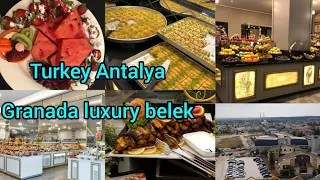 Turkey vlog - First day in Antalya Granada luxury belek hotel #holidayinTurkey||