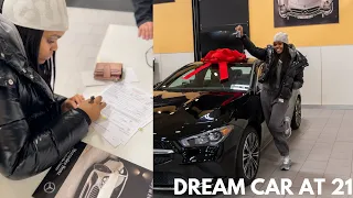 buying my dream car at 21 + CAR TOUR | mercedes benz