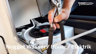 Ford Nugget Wiki - Wasser / Boiler / Elektrik