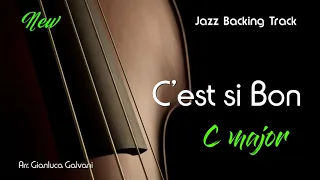 New Jazz Backing Track C' EST SI BON (C) Band Live Play Along Jazzing Harmonic Piano Flute Guitar