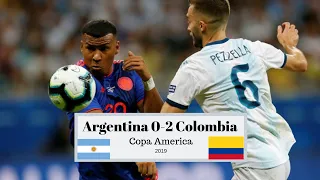 Argentina 0-2 Colombia full highlights Copa America 2019