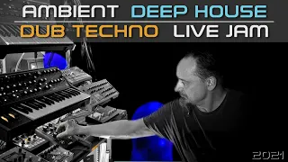 Ambient Deep House / Dub Techno Live Jam - Waldorf Blofeld | Roland Juno 6 | Behringer TD-3/Monopoly