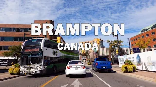 Brampton, Canada - Driving Tour 4K
