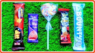 Some Lot’s of Candies ASMR - Satisfying Video | Lollipops, Zaini Surprise Cars, Kinder Joy, Snickers