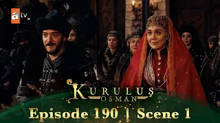 Kurulus Osman Urdu | Season 4 Episode 190 Scene 1 I Ulgen Khatoon aur Cerkutay ki shaadi!