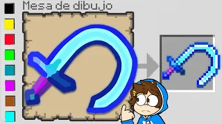 ¡Minecraft PERO CONSIGO TODO lo que DIBUJO! 😱✏️ ROLEPLAY CON FRANCISCO Y SILVIO