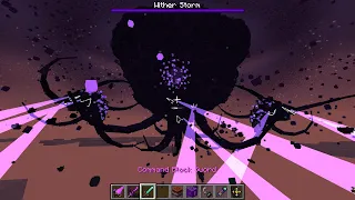 Cracker's Wither Storm Mod [MC JAVA] Wither Storm in Minecraft,All Stage,EnderFoxBoy MC,Ep4🦊!!!