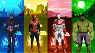 Telis Hop EDM Rush - Captain America vs Spiderman vs Iron man vs Hulk