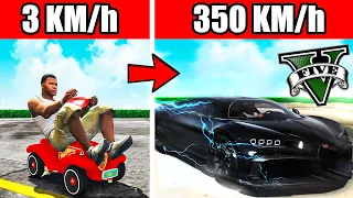 PASO del COCHE MÁS LENTO al MÁS RÁPIDO en GTA 5!