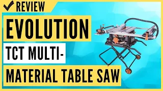 Evolution - RAGE5-S Power Tools RAGE5S 10" TCT Multi-Material Table Saw Review