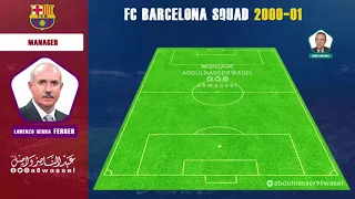FC Barcelona Squad-from 1999 to 2004