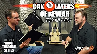 SVI's "Shoot Through" Series, Episode 9: Can THREE layers of Kevlar stop an AK47 round?