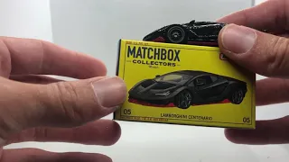 Unboxing the Matchbox Collectors Series Lamborghini Centenario