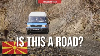 Is this Macedonia's Worst Road? 🇲🇰 | MACEDONIA VAN LIFE