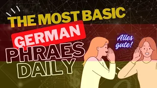 Must Know | 15 shortest German phrases for everyday use | The most used ones | Part 1
