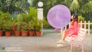 Boomer Biggest Bubble Ft. Radhika Madan || 59 Seconds - Blueberry Flavor