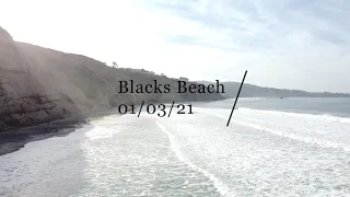 Big Surf Blacks Beach (Drone Footage) 01/03/2021