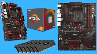 MSI B450 GAMING PLUS + AMD RYZEN 5 1600 + CORSAIR VENGEANCE 16 GB | GAMING PC 2019