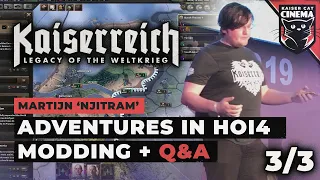 Kaiserreich @ PDX-CON 2019 Panel (3/3) - Martijn Gobes - Adventures in HOI4 modding + Q&A