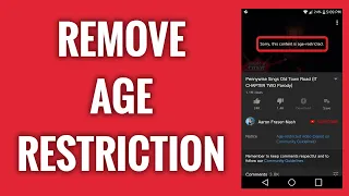 How To Remove Age Restriction On YouTube App (Easy & Working)