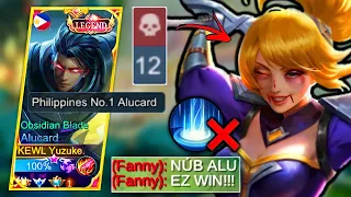 PLEASE DON'T "SPAM RECALL" IN FRONT OF MY ALUCARD!! 😡 | TOXIC FANNY TOTALLY DESTROYED!! ☠️ | MLBB