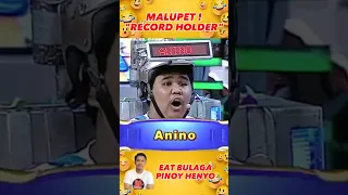 Malupet! Record Holder ! ANINO ! EAT BULAGA "PINOY HENYO" #eatbulaga #pinoyhenyogames #gma7network