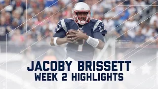 Every Jacoby Brissett Throw & Run | Dolphins vs. Patriots | NFL Week 2 Player Highlights