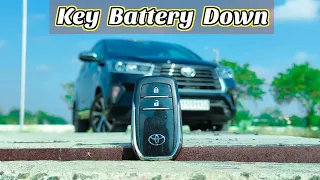 Key Battery Down 😱 Toyota Innova Crysta - How to Start Engine