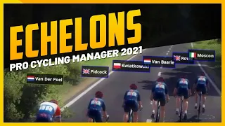 GANNA DESTROYS THE PELOTON! - Pro Cycling Manager 2021 / Echelons Gameplay