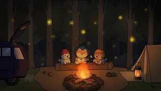 cozy camping vibes / chill lofi hip hop mix ~ chill with taiki