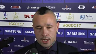 Nainggolan: "De Rossi sa di aver sbagliato ma resta un esempio. Napoli-Juve? Pensiamo a noi stessi"