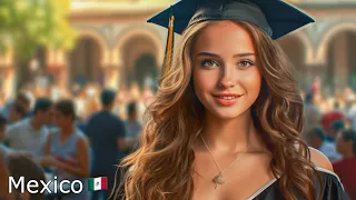 Asking AI to Create a Female University Student Picture for Every Country