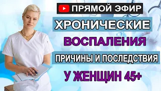 Хронические воспаления (причины, последствия) у женщин 45+.  Гинеколог Екатерина Волкова