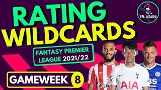 FPL WILDCARDS | RATING YOUR GAMEWEEK 8 WILDCARDS | Fantasy Premier League Tips 2021/22