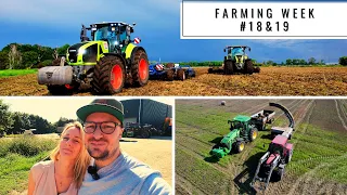 Farming Week 18 & 19 | Raps ist im Boden | Wir machen Stroh | Willkommen Frau Farming | Axion 930