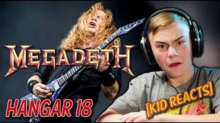 GenAlpha Kid Reacts to MEGADETH - Hangar 18 [Rust in Peace] #musicreaction